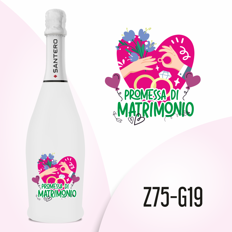 Santero Bellini Analcolico White Lt 0,75 Promessa Di Matrimonio