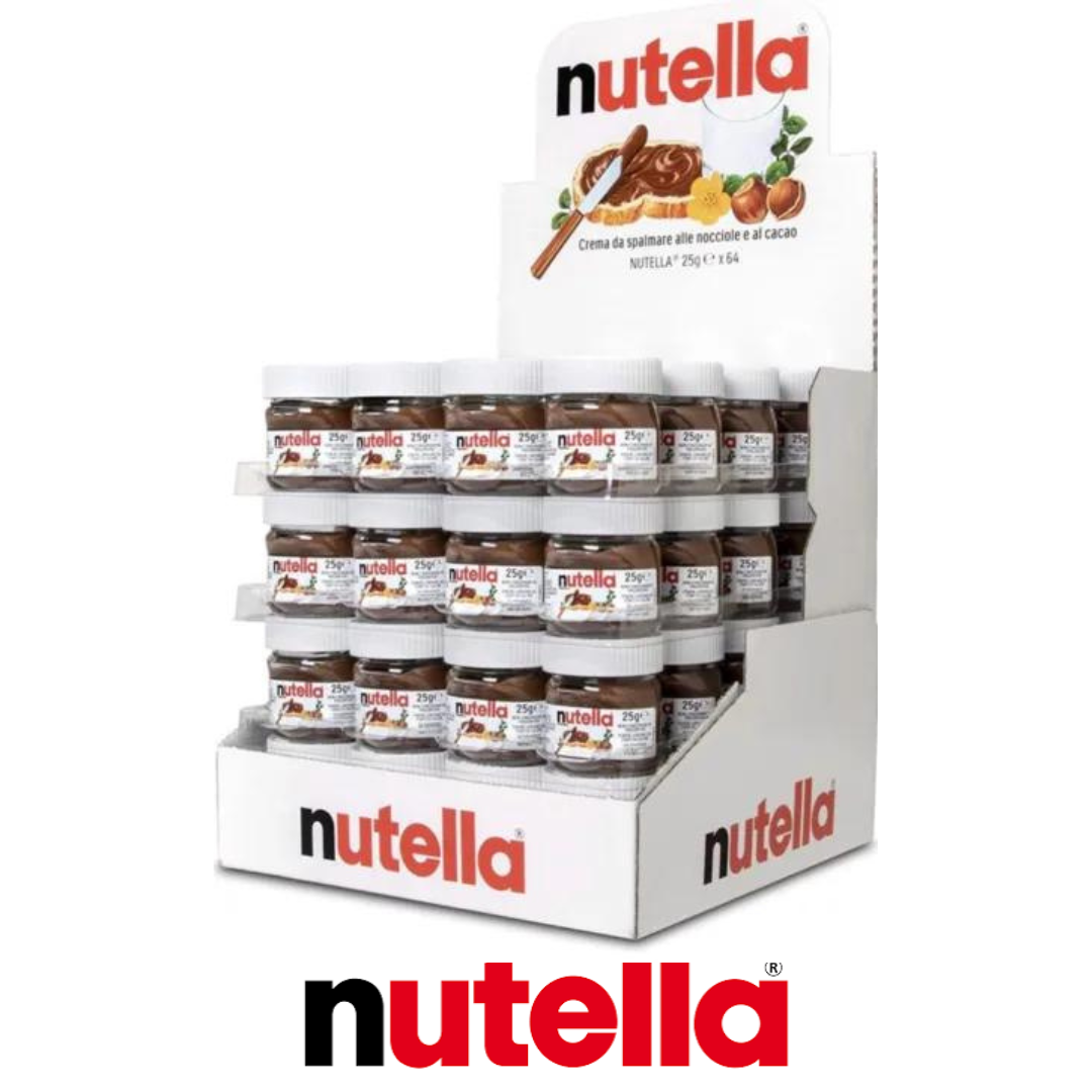 Brandgift Mobile - Nutella Ferrero Vasetto Gr 25 Conf 64pz